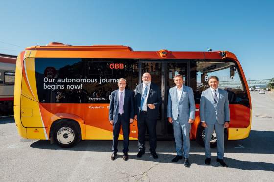 ÖBB Postbus testet autonomen E-Bus im Linienverkehr